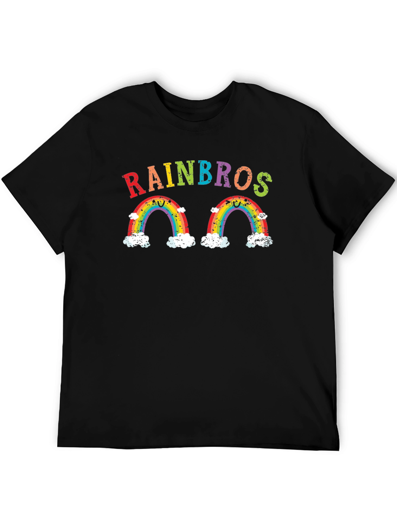 Rainbows Graphic Print T-Shirt