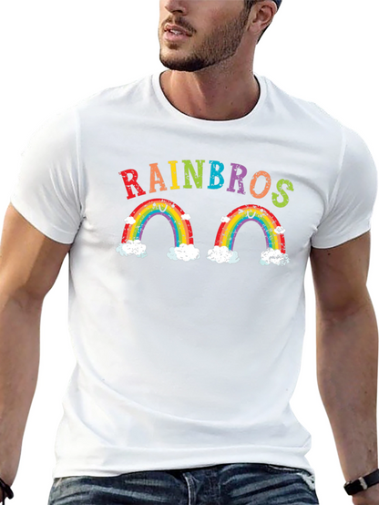 Rainbows Graphic Print T-Shirt