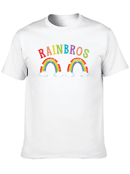 Rainbows Graphic Print T-Shirt