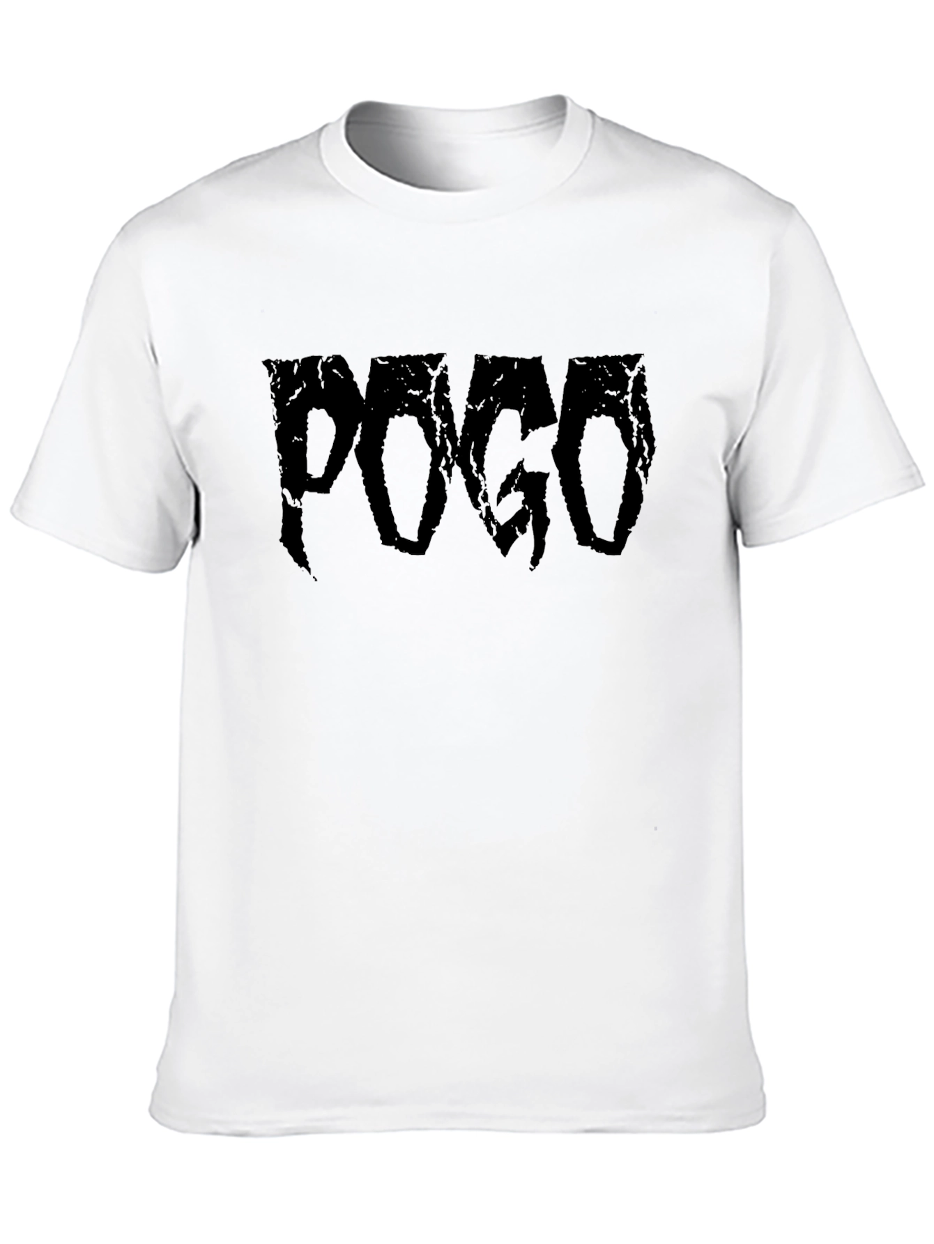 POGO Black Graphic Tee - Edgy Streetwear Style