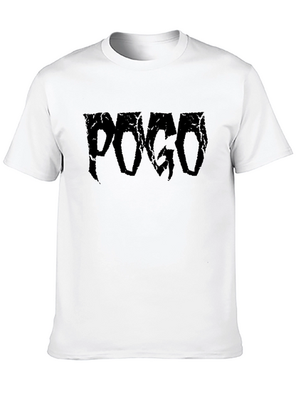 POGO Black Graphic Tee - Edgy Streetwear Style