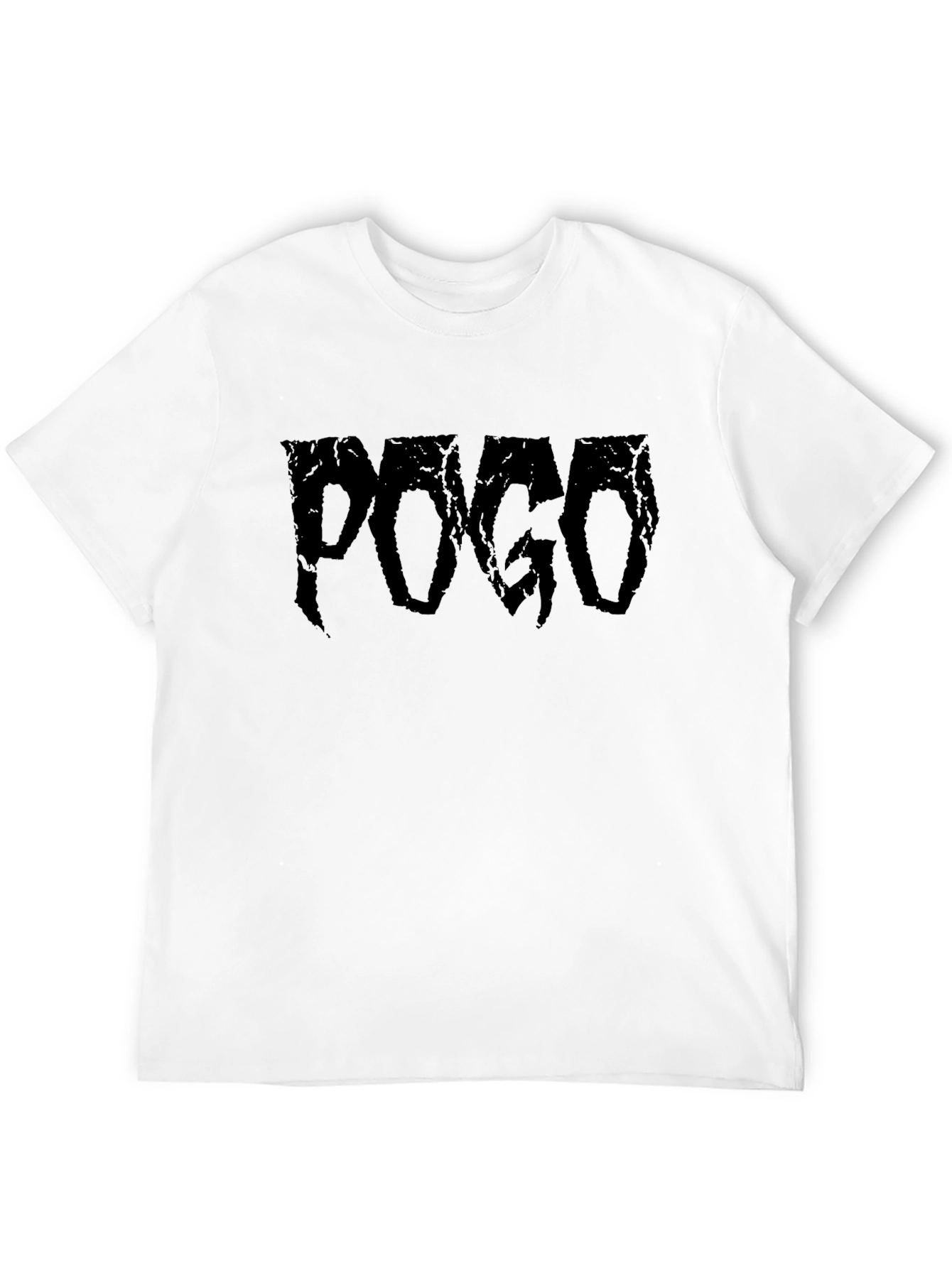 POGO Black Graphic Tee - Edgy Streetwear Style