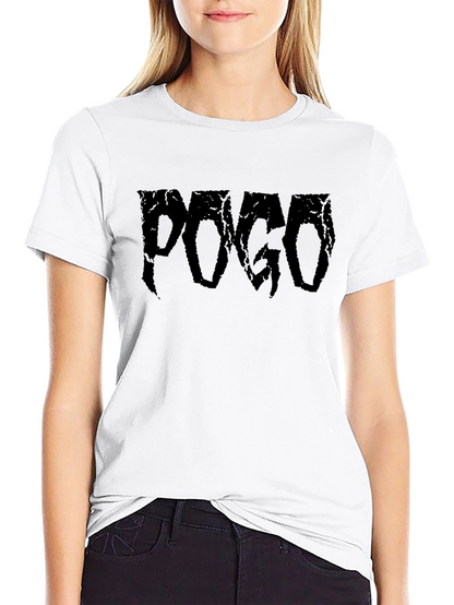 POGO Black Graphic Tee - Edgy Streetwear Style