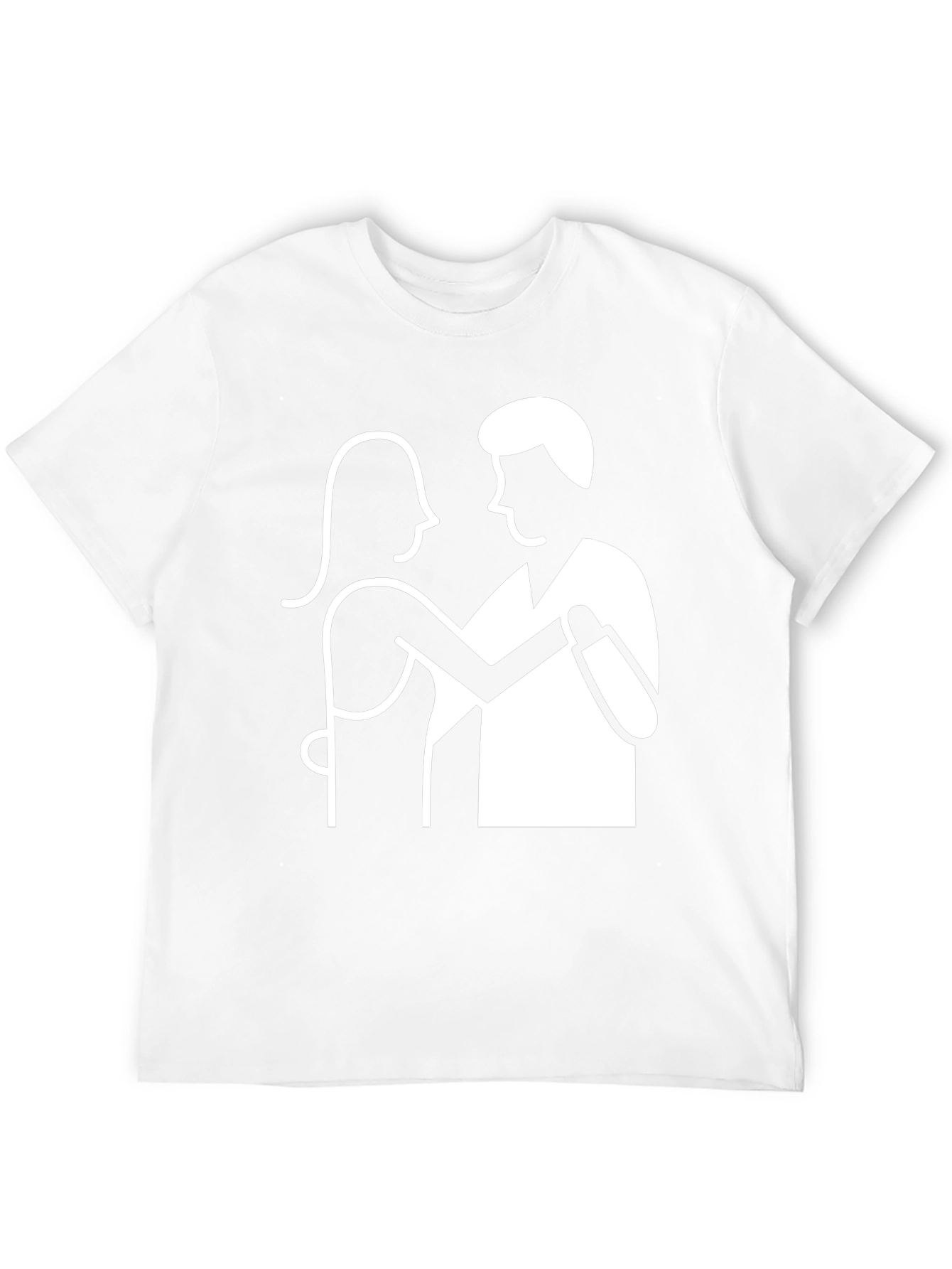 Dancing Couple Graphic Tee - Classic Black