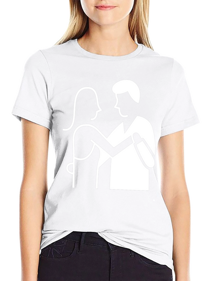 Dancing Couple Graphic Tee - Classic Black