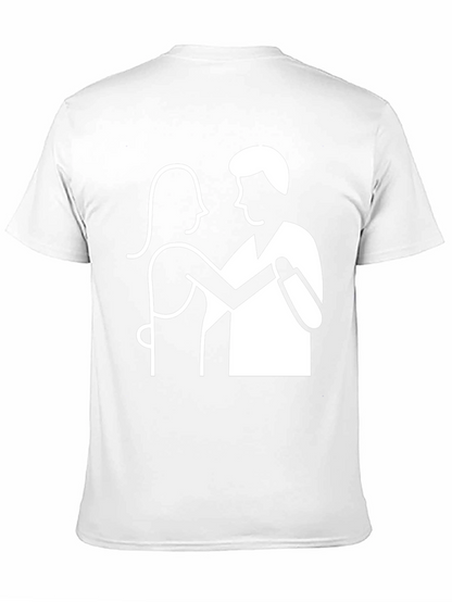 Dancing Couple Graphic Tee - Classic Black