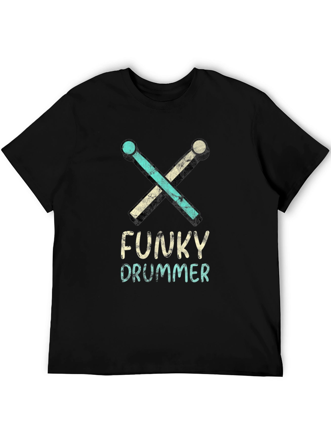 Funky Drummer Graphic Tee - Music Lovers T-Shirt