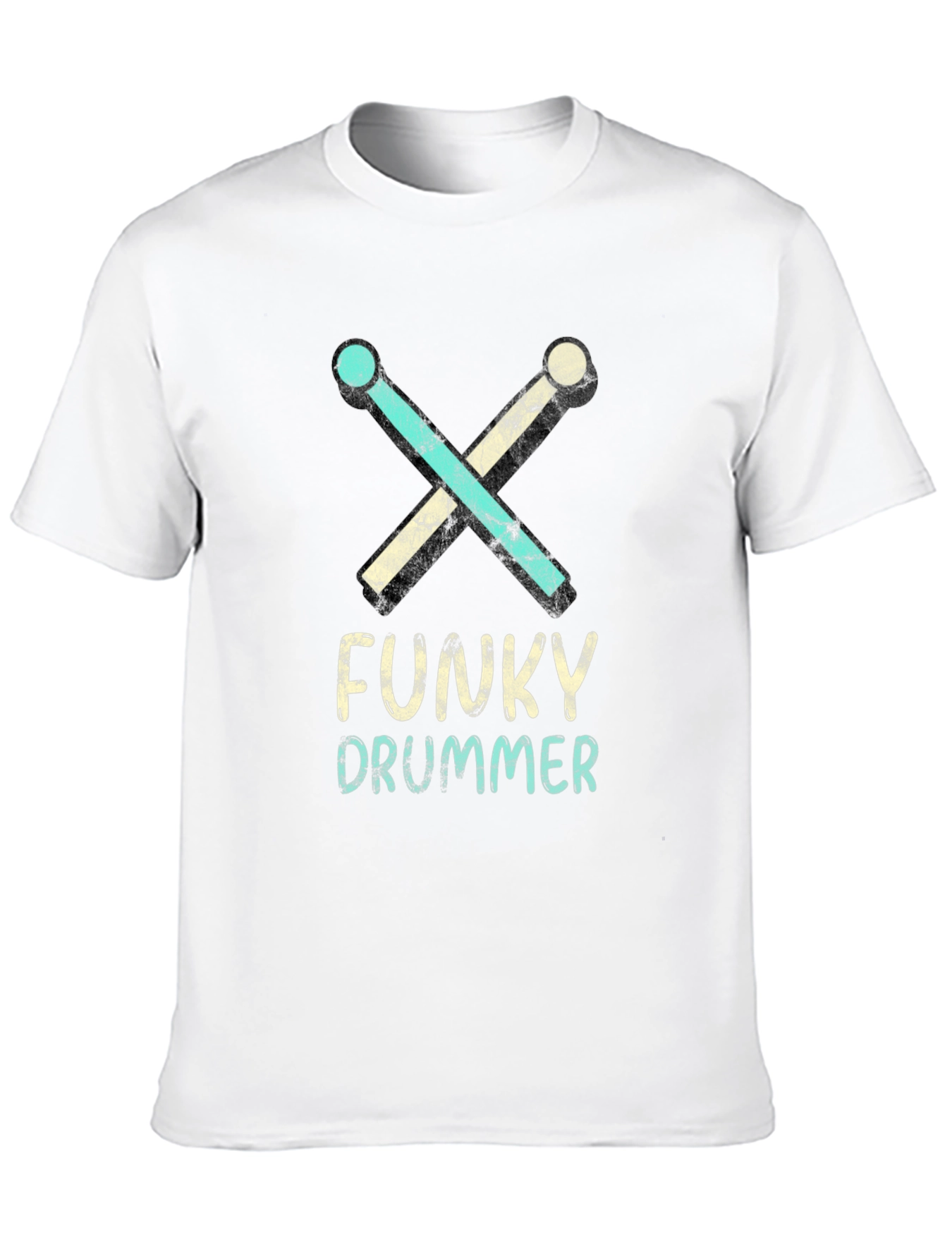 Funky Drummer Graphic Tee - Music Lovers T-Shirt