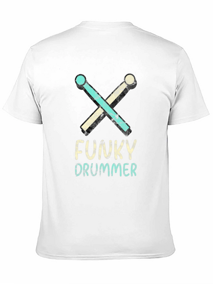 Funky Drummer Graphic Tee - Music Lovers T-Shirt