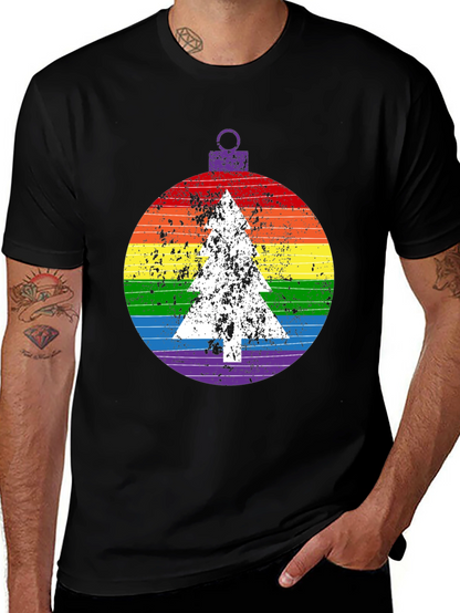 LGBT Christmas Tree Ornament T-Shirt