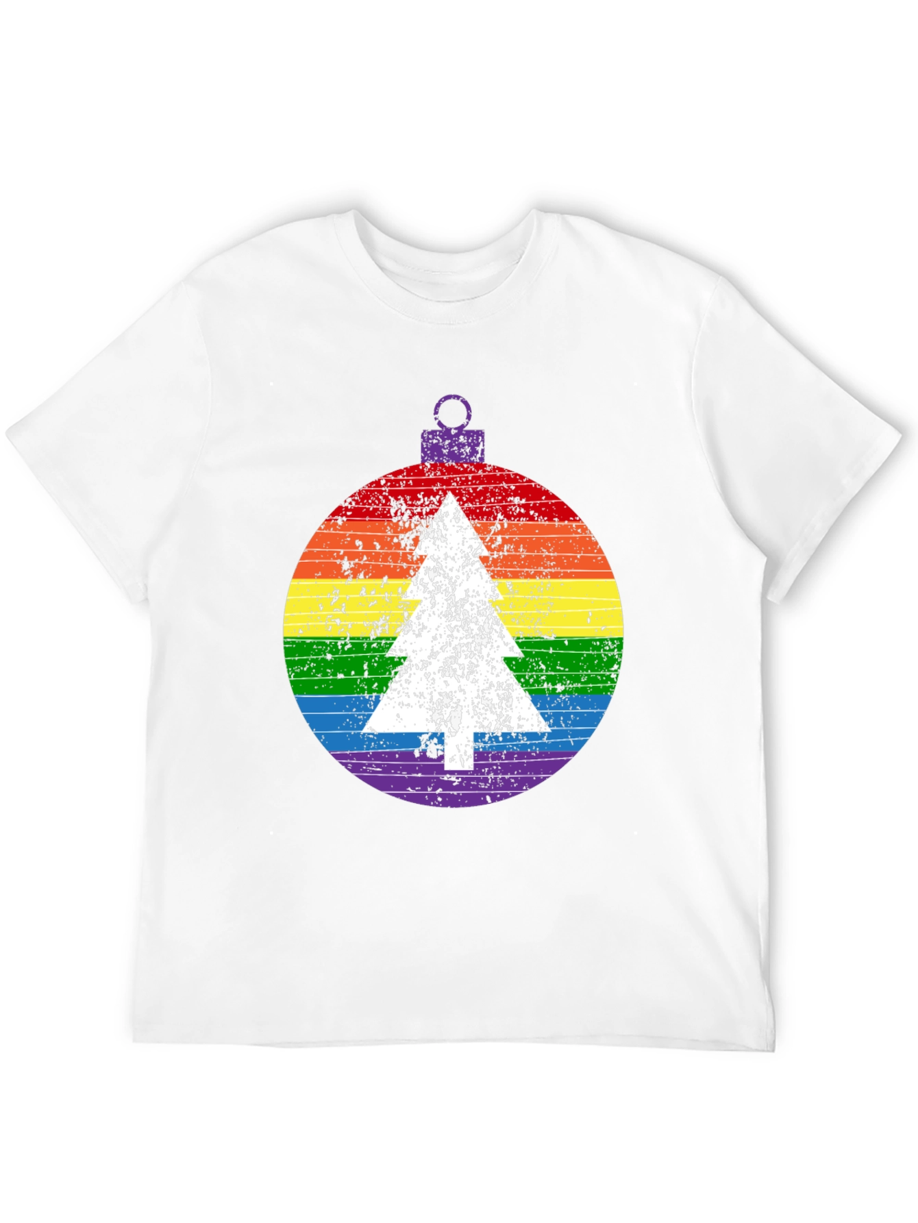 LGBT Christmas Tree Ornament T-Shirt