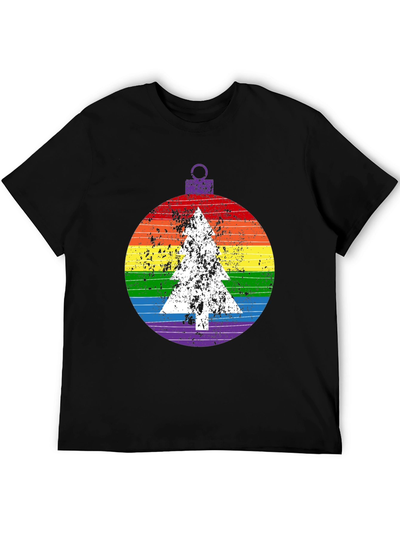 LGBT Christmas Tree Ornament T-Shirt
