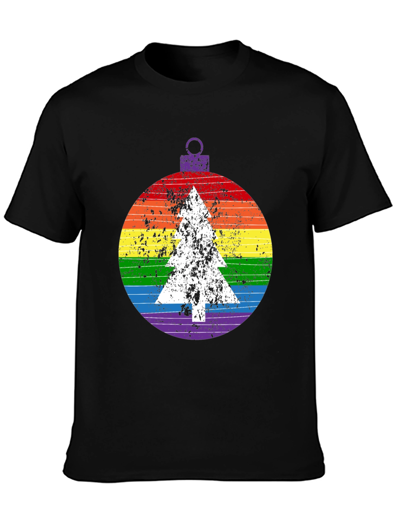 LGBT Christmas Tree Ornament T-Shirt