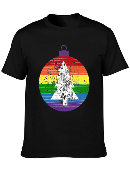 LGBT Christmas Tree Ornament T-Shirt