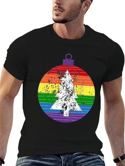 LGBT Christmas Tree Ornament T-Shirt