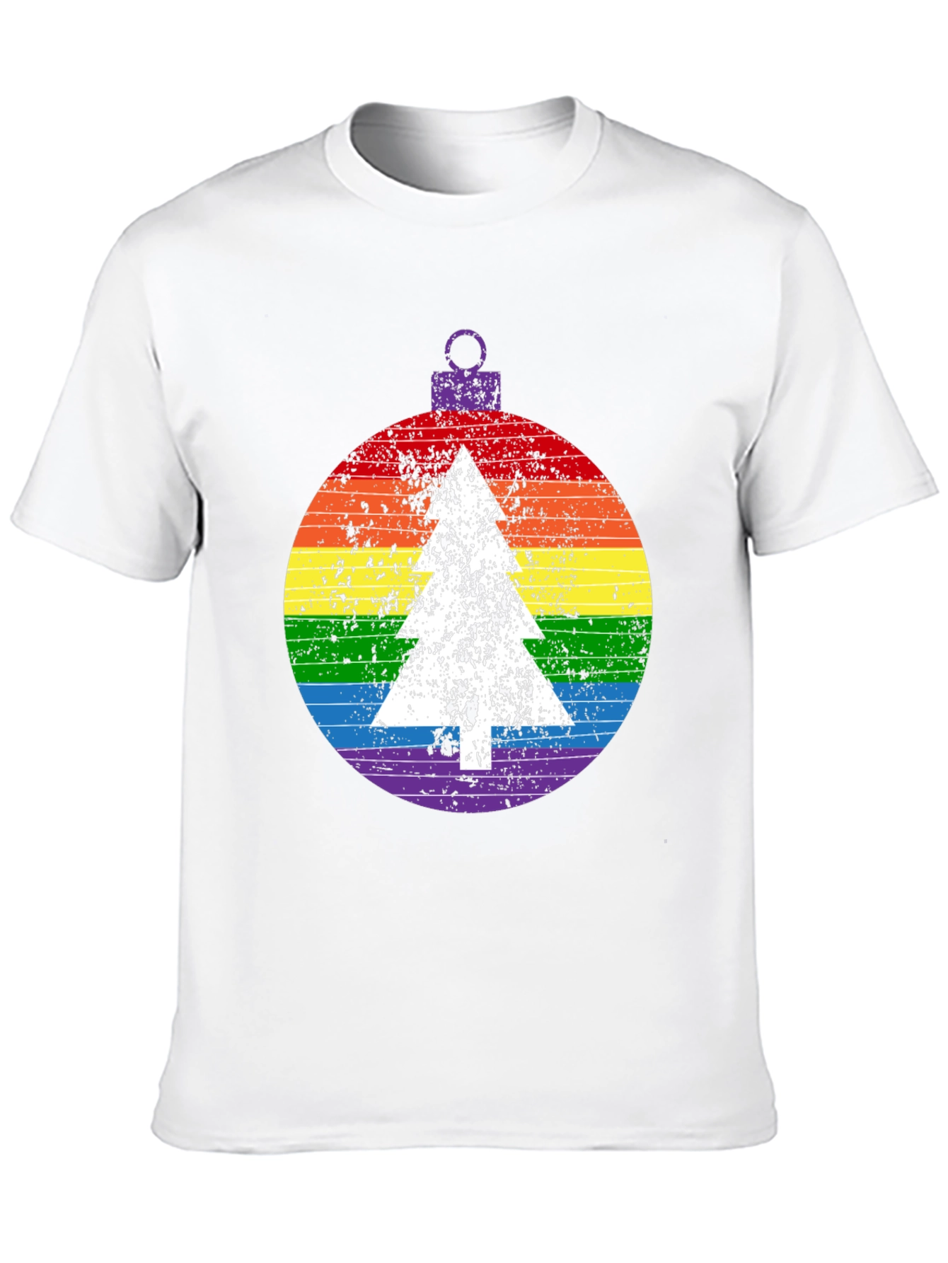LGBT Christmas Tree Ornament T-Shirt