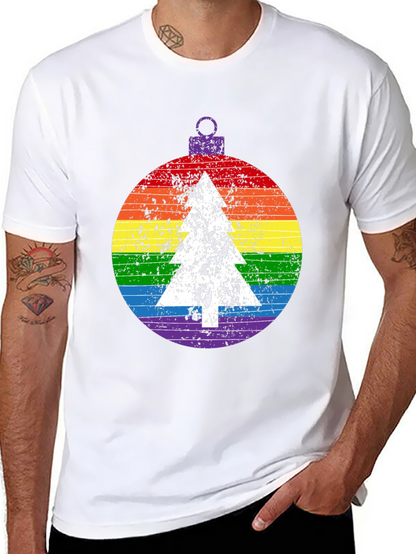 LGBT Christmas Tree Ornament T-Shirt