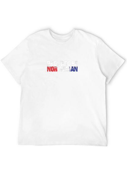 Proud To Be Norwegian Black T-Shirt