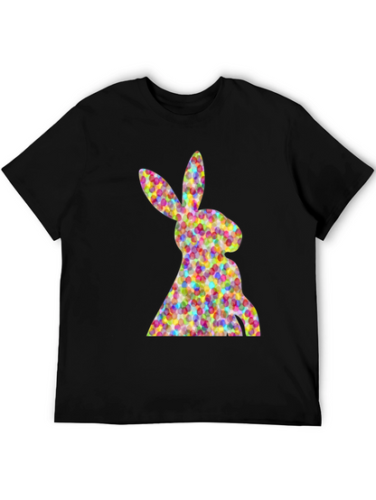Easter Bunny Eggs Black T-Shirt