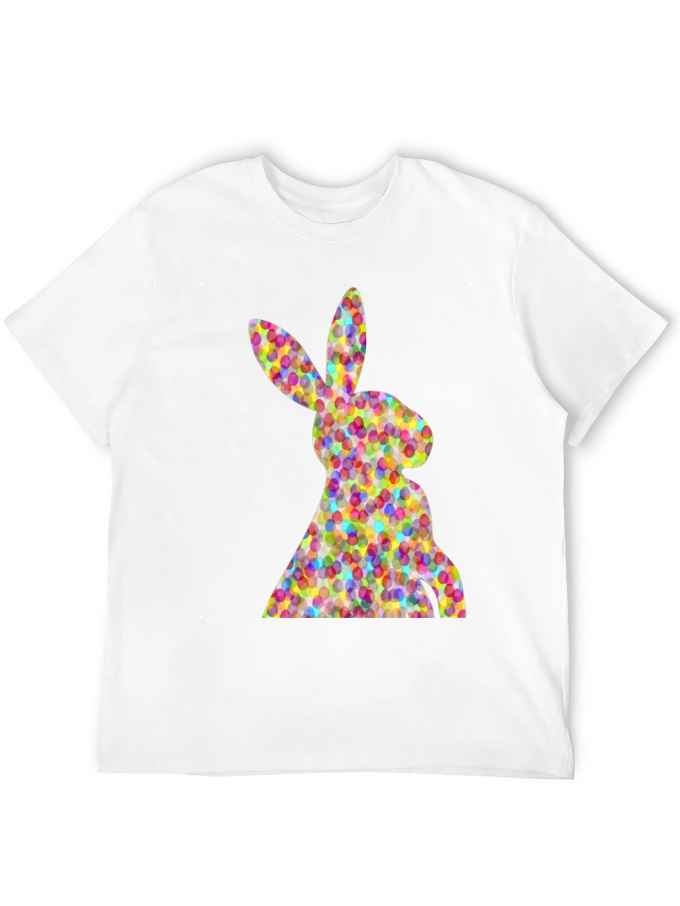 Easter Bunny Eggs Black T-Shirt