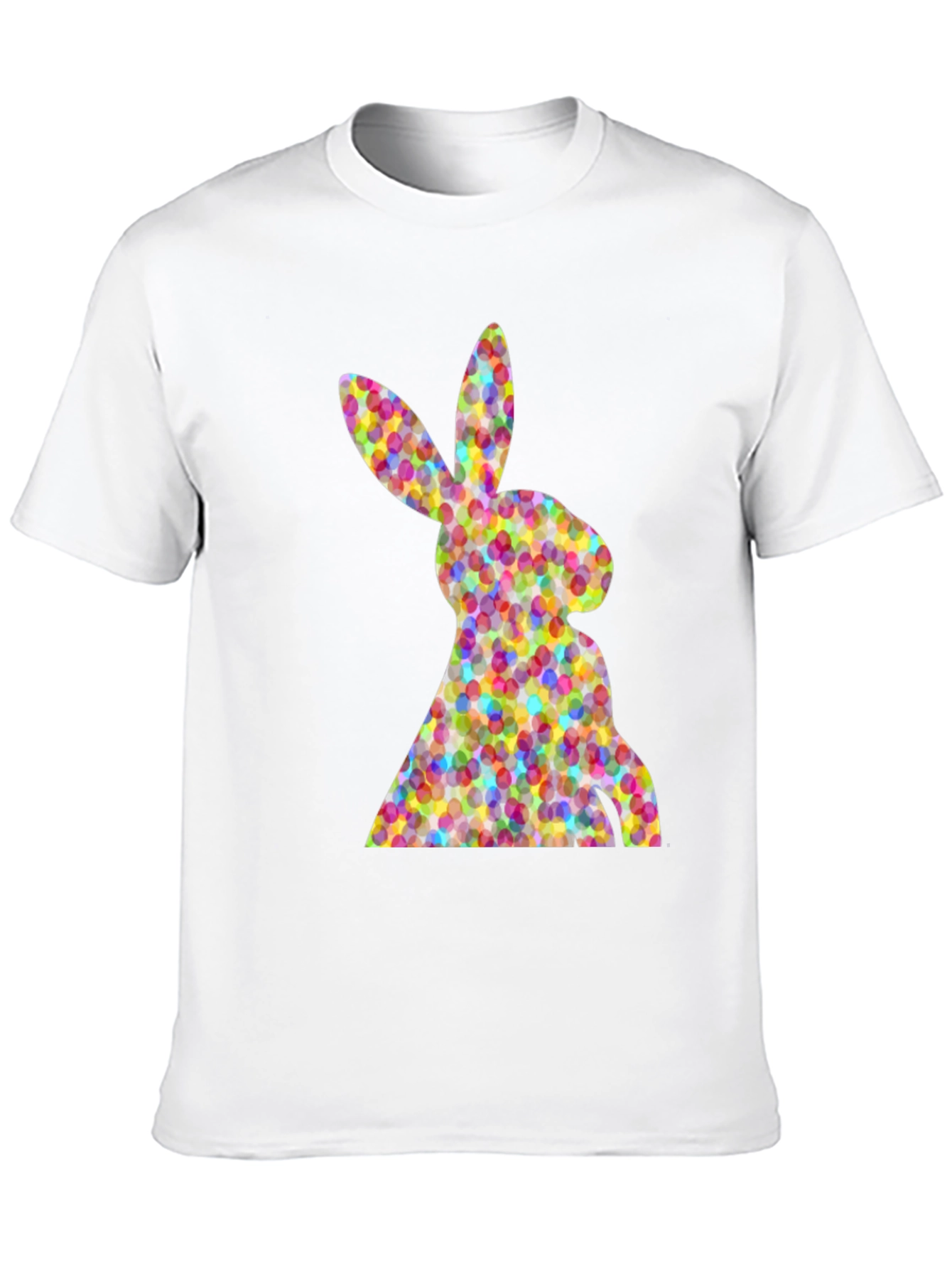 Easter Bunny Eggs Black T-Shirt