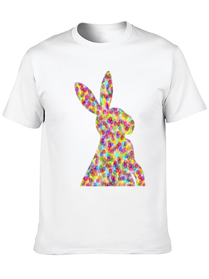 Easter Bunny Eggs Black T-Shirt