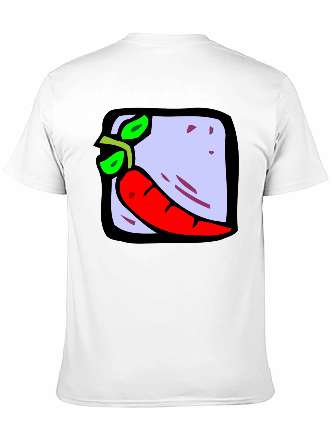 Funny Pepper Graphic Black T-Shirt