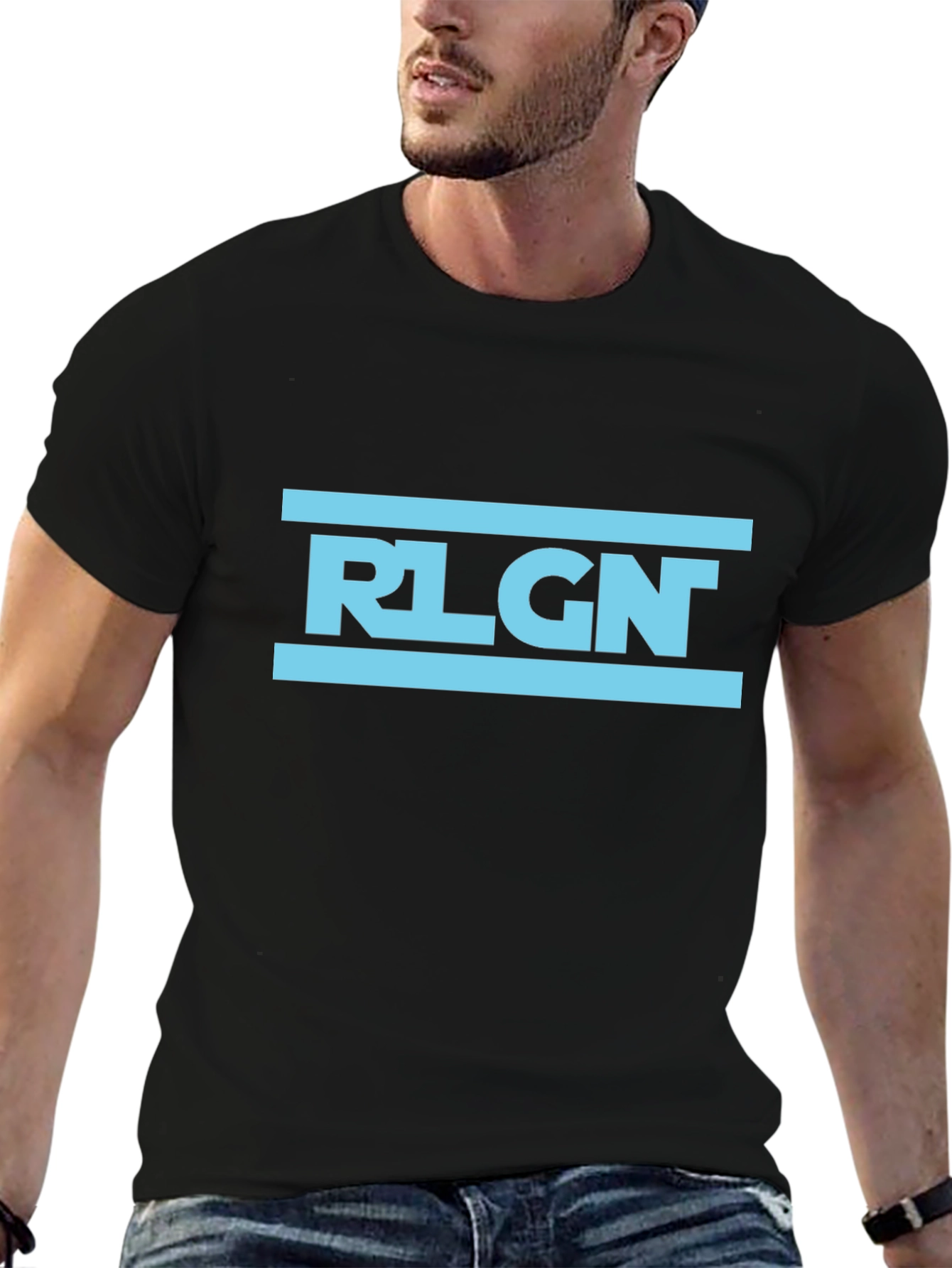 RLGN Graphic Tee - Modern Style Black T-Shirt
