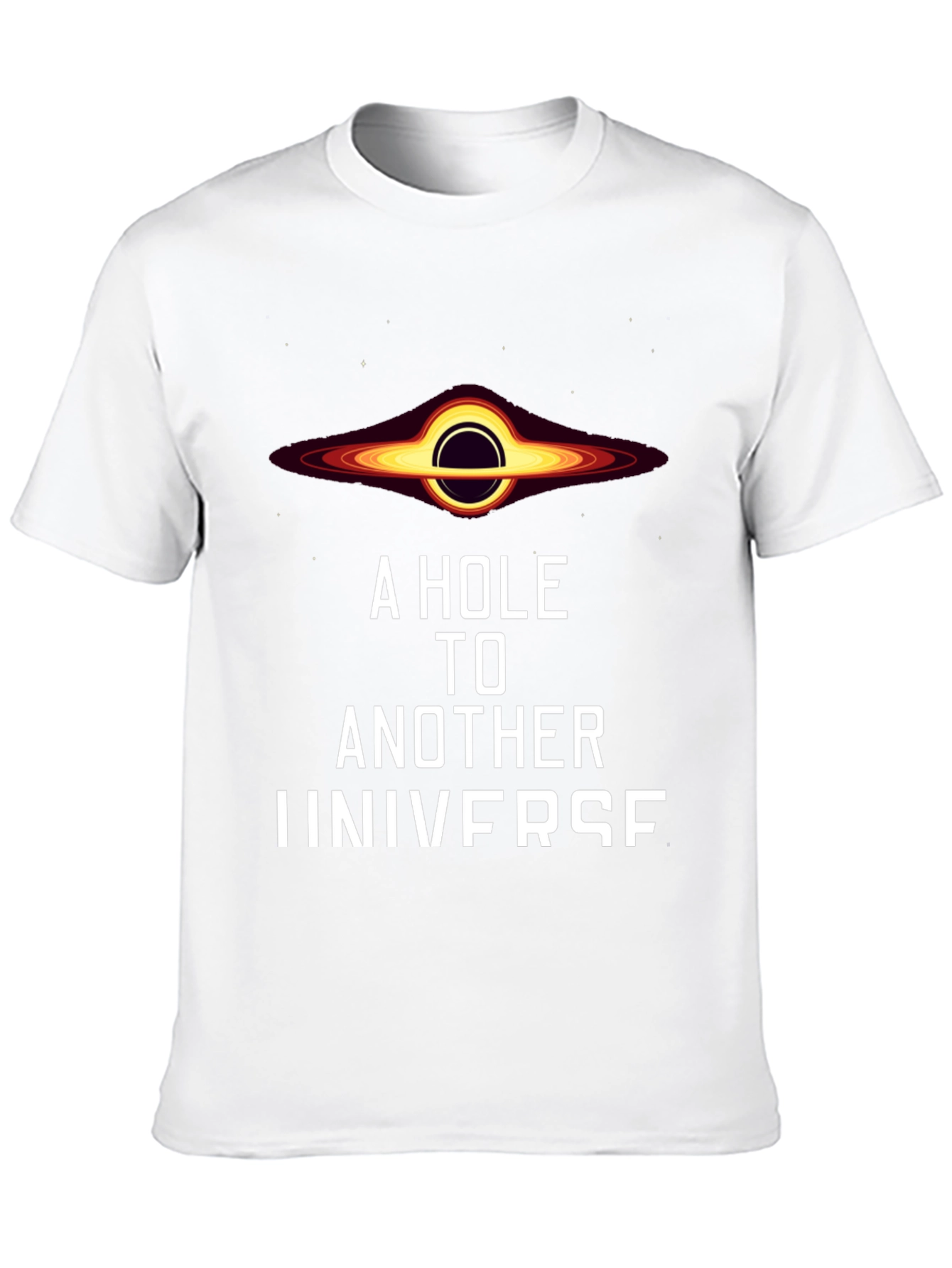 Black Hole Universe Graphic T-Shirt