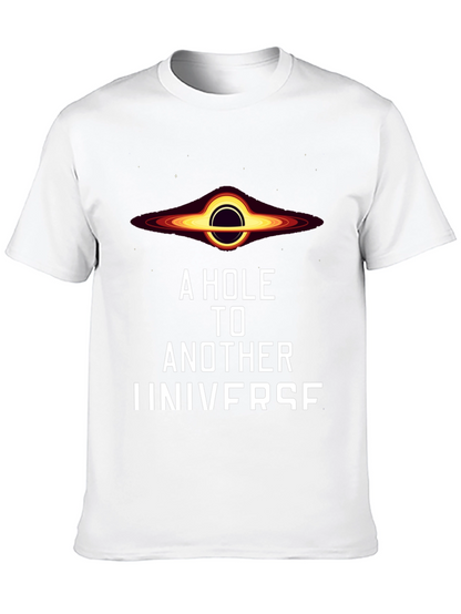 Black Hole Universe Graphic T-Shirt