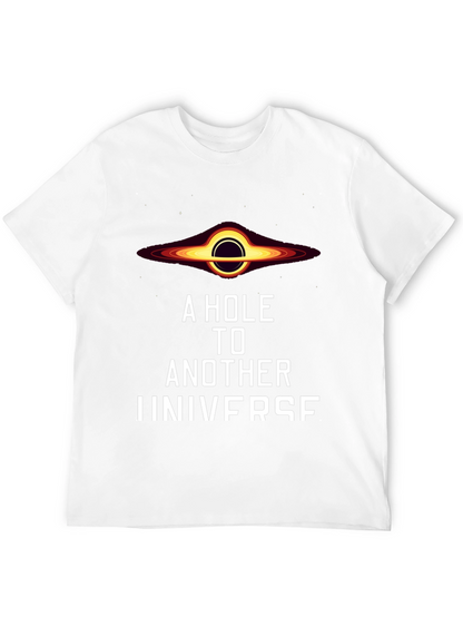 Black Hole Universe Graphic T-Shirt