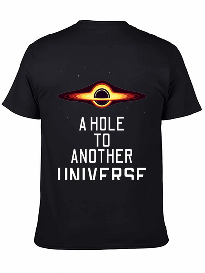Black Hole Universe Graphic T-Shirt