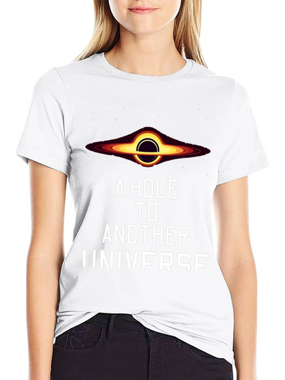 Black Hole Universe Graphic T-Shirt