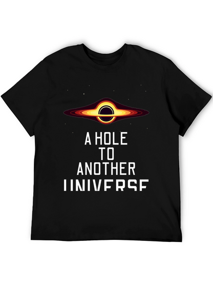Black Hole Universe Graphic T-Shirt