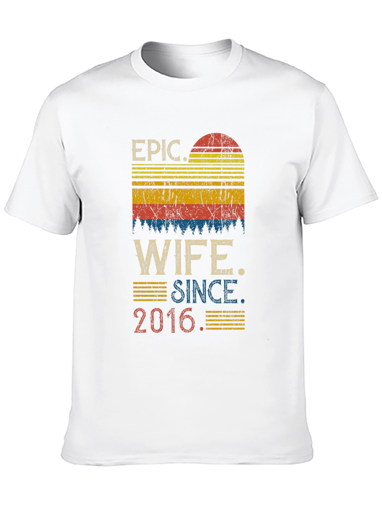 Epic Wife Since 2016 Graphic T-Shirt