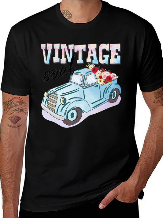 Vintage Soul Truck Graphic T-Shirt