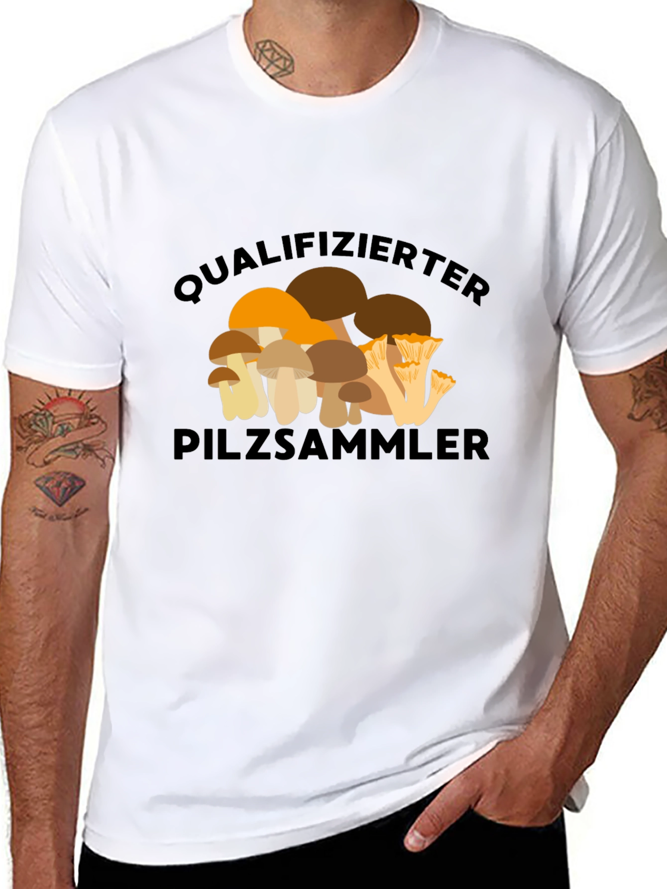 Qualified Mushroom Hunter Graphic Tee