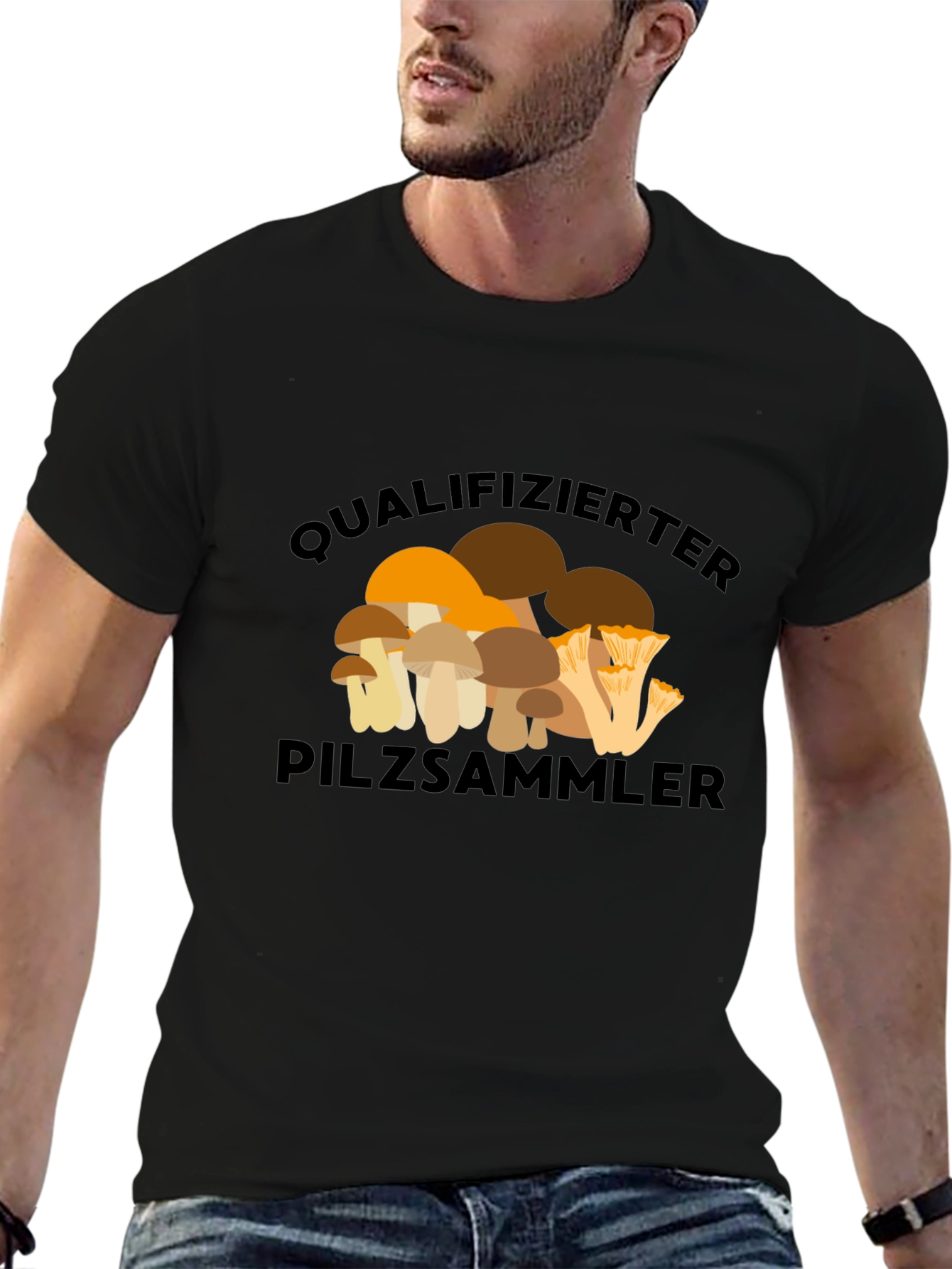 Qualified Mushroom Hunter Graphic Tee