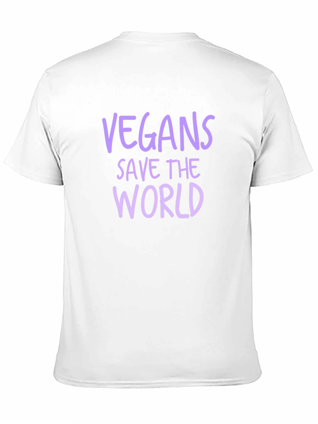 Vegan Save the World Black T-Shirt