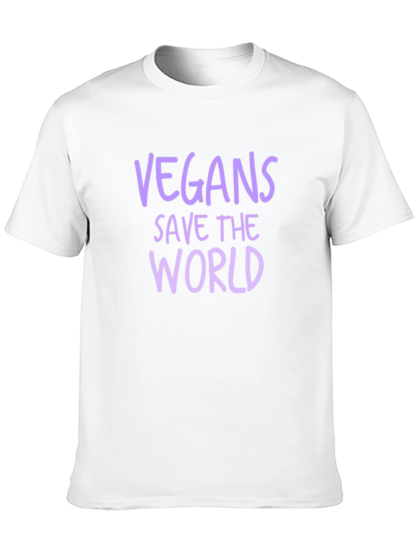 Vegan Save the World Black T-Shirt