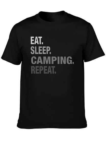 Eat Sleep Camping Repeat T-Shirt