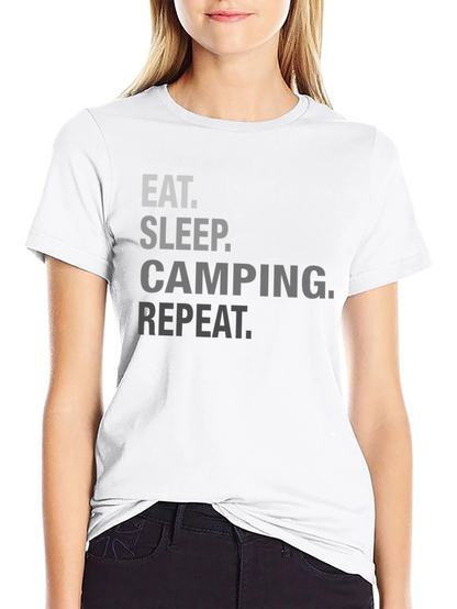 Eat Sleep Camping Repeat T-Shirt