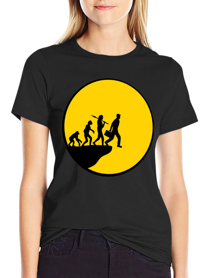 Evolution of Man T-Shirt - Black Graphic Tee