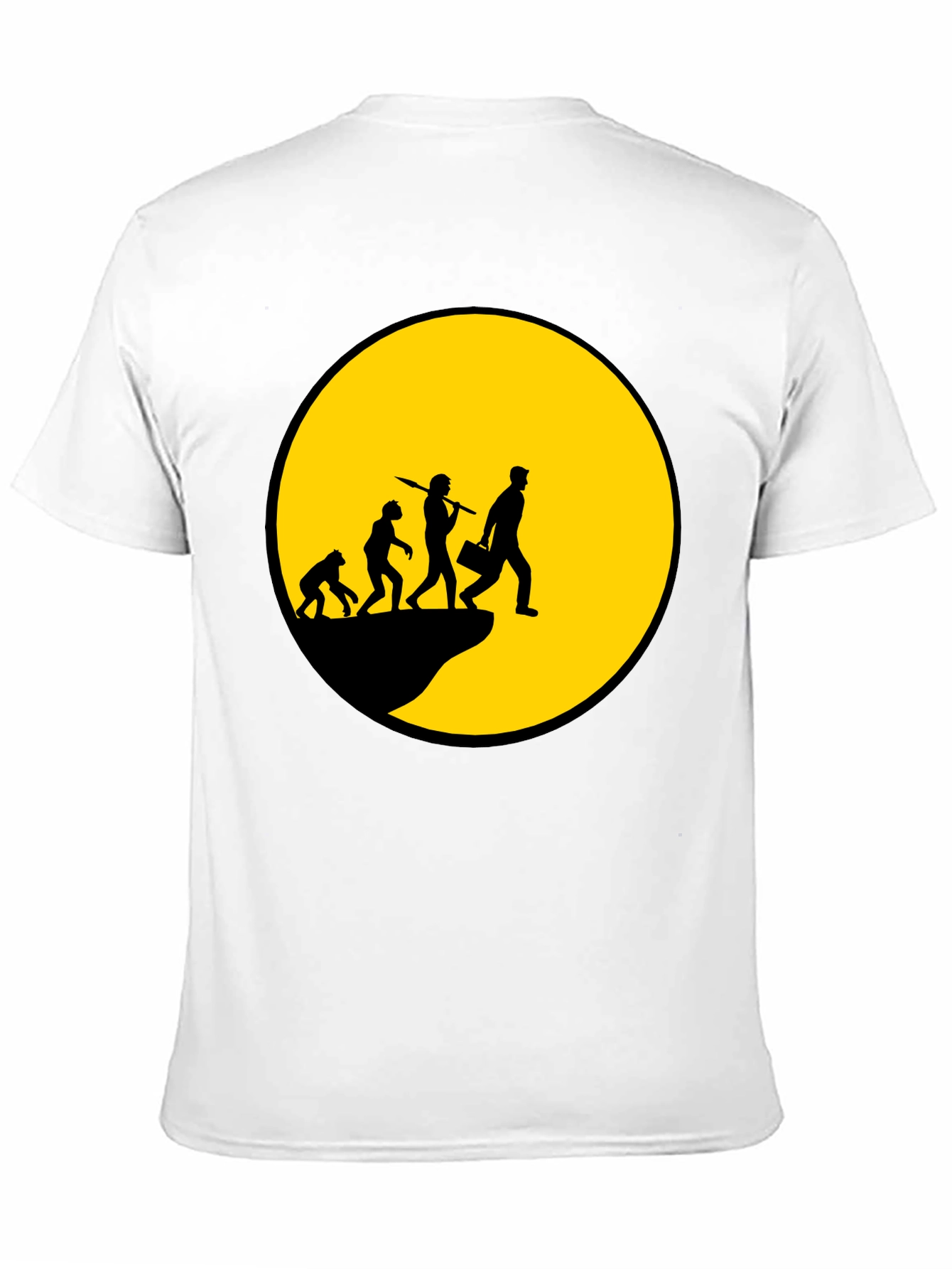 Evolution of Man T-Shirt - Black Graphic Tee