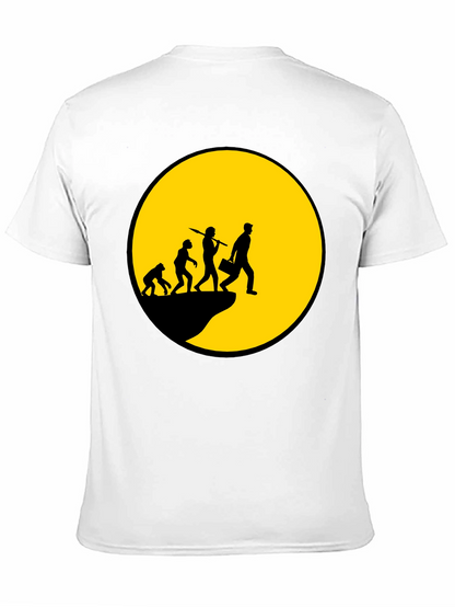 Evolution of Man T-Shirt - Black Graphic Tee