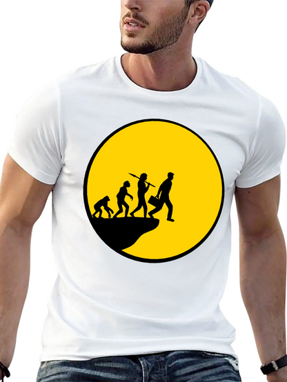 Evolution of Man T-Shirt - Black Graphic Tee