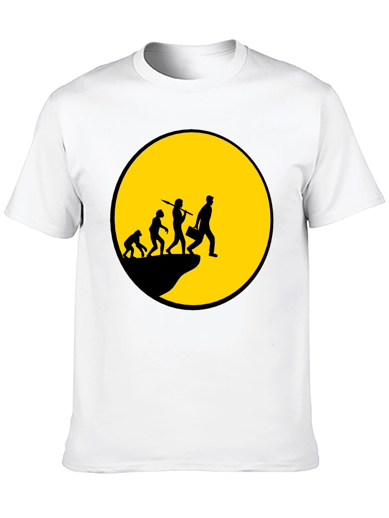Evolution of Man T-Shirt - Black Graphic Tee