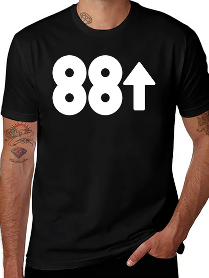 88 Up Arrow Graphic Tee - Casual Comfort