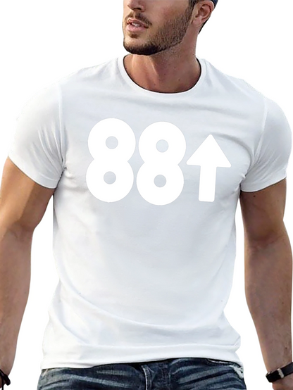 88 Up Arrow Graphic Tee - Casual Comfort
