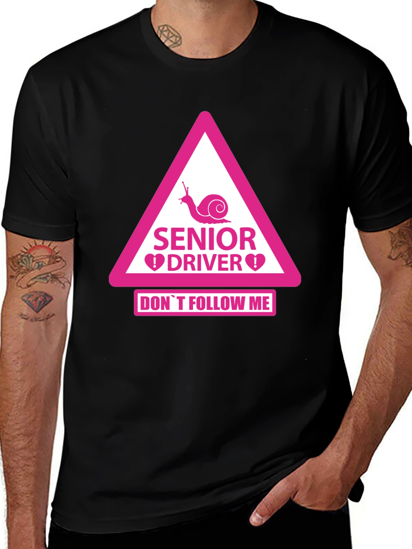 Senior Driver Funny Warning T-Shirt